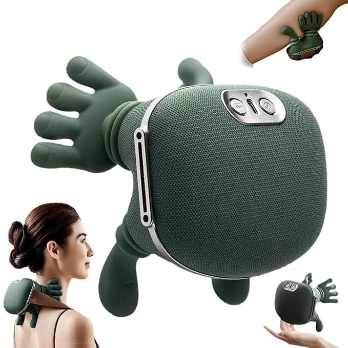 Portable Electric Neck Massager with Heat | Rechargeable Deep Tissue Neck & Shoulder Massager